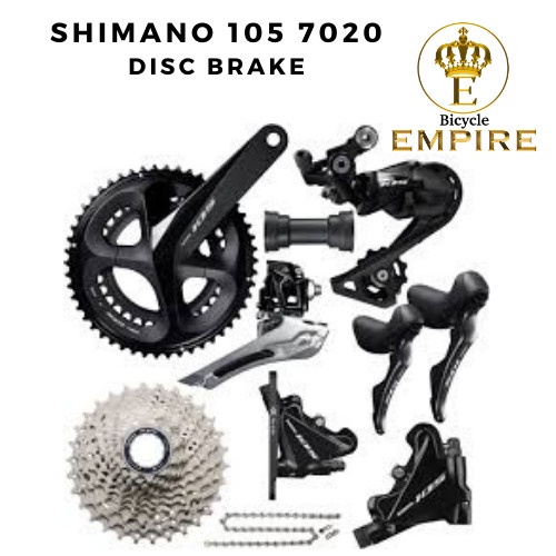 Groupset Shimano 105 7020 Hydraulic Disc Brake Bicycle Empire