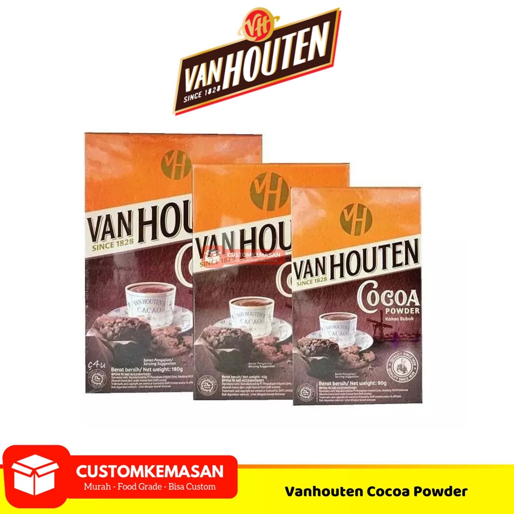 

VanHouten Cacao Powder / Cokelat Bubuk / Cokelat Bubuk Powder / Powder Bubuk Cokelat / Bubuk Cokelat