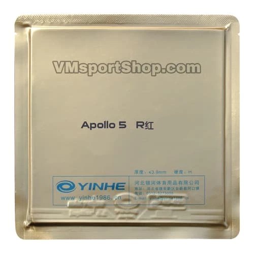 ✨LARIS✨ -Yinhe Apollo 5 - Karet Rubber Bet Bat Pingpong Tenis Meja - Merah, Spon 2.2mm H36