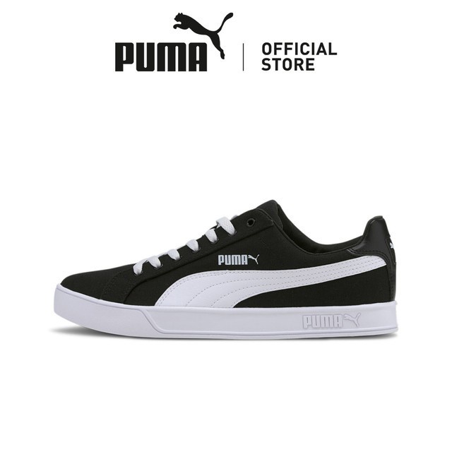 promosi PUMA Sepatu Trainer Smash Vulc Canvas Black- White - 37