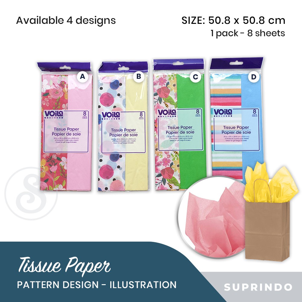 

KERTAS TISSUE PREMIUM MOTIF BUNGA GEOMETRIS (50.8 X 50.8 cm)