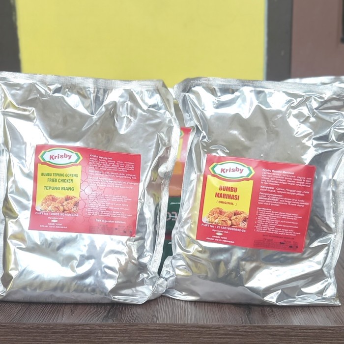 

[Big Sale] Bumbu fried chicken lengkap , marinasi dan tepung biang