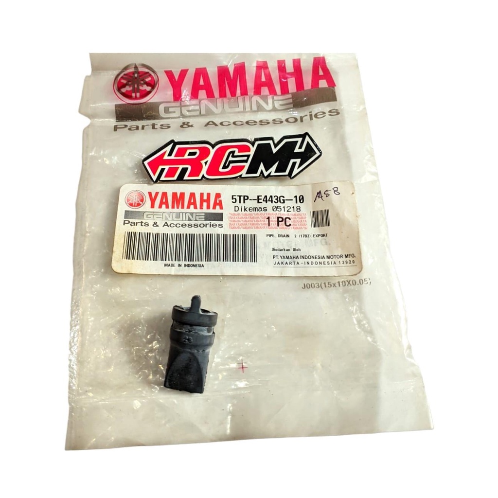 5TP-E443G-10 KARET SELANG BUNTU HITAM FILTER UDARA NMAX AEROX 155 LEXI MIO J GT M3 SOUL GT FINO FI X