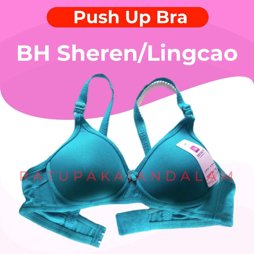 Melayani COD Bra Lingcao Sheren A5 BH Wanita Busa tanpa kawat Kait 2 Cewek GO STORE