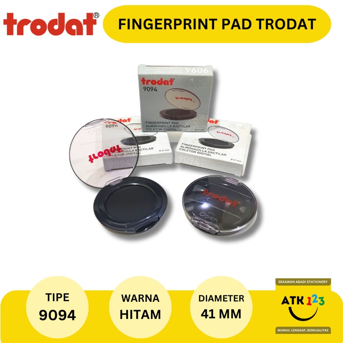 

Fingerprint Pad / Stampel Cap Jari Merk Trodat 9094 Warna Hitam