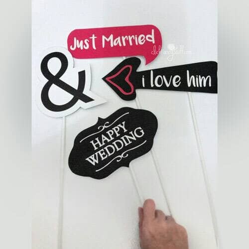 wedding photobooth props / aksesoris/ properti foto pernikahan