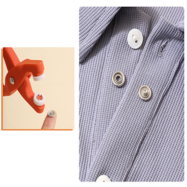 Tang Pengencang Kancing Jepret Snap Button Plier Fastener Press Kancing