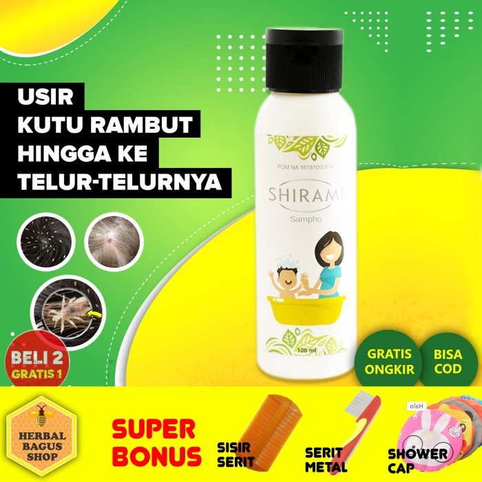 Obat Kutu Rambut Alami Anak dan Dewasa, Shampoo Kutu Rambut Alami BPOM - BELI 1