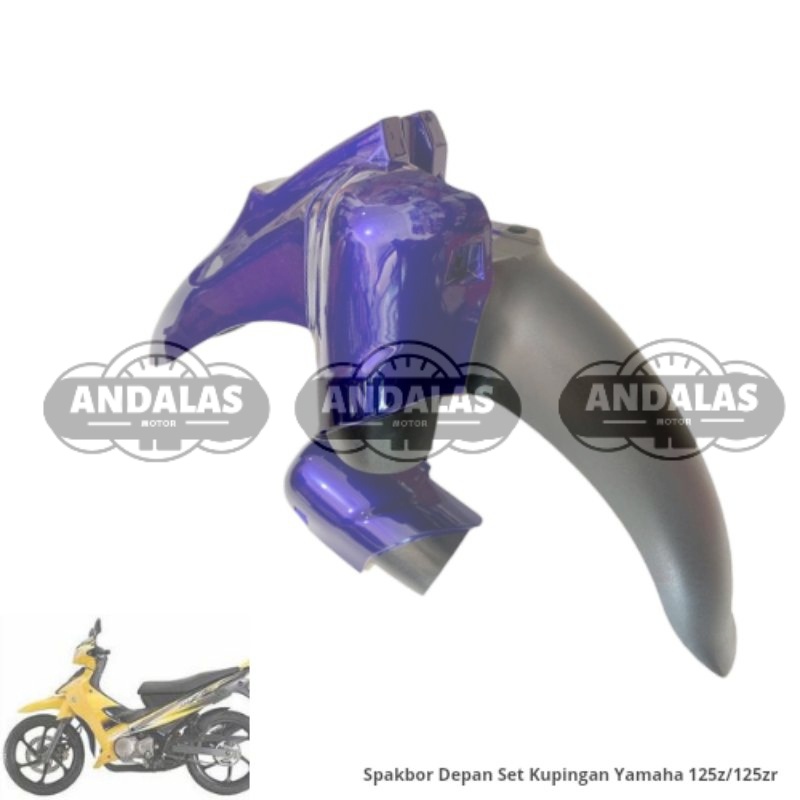 SPAKBOR DEPAN SET KUPINGAN YAMAHA 125Z/125ZR PNP FIZ R YAMAHA FORCE BIRU TUA