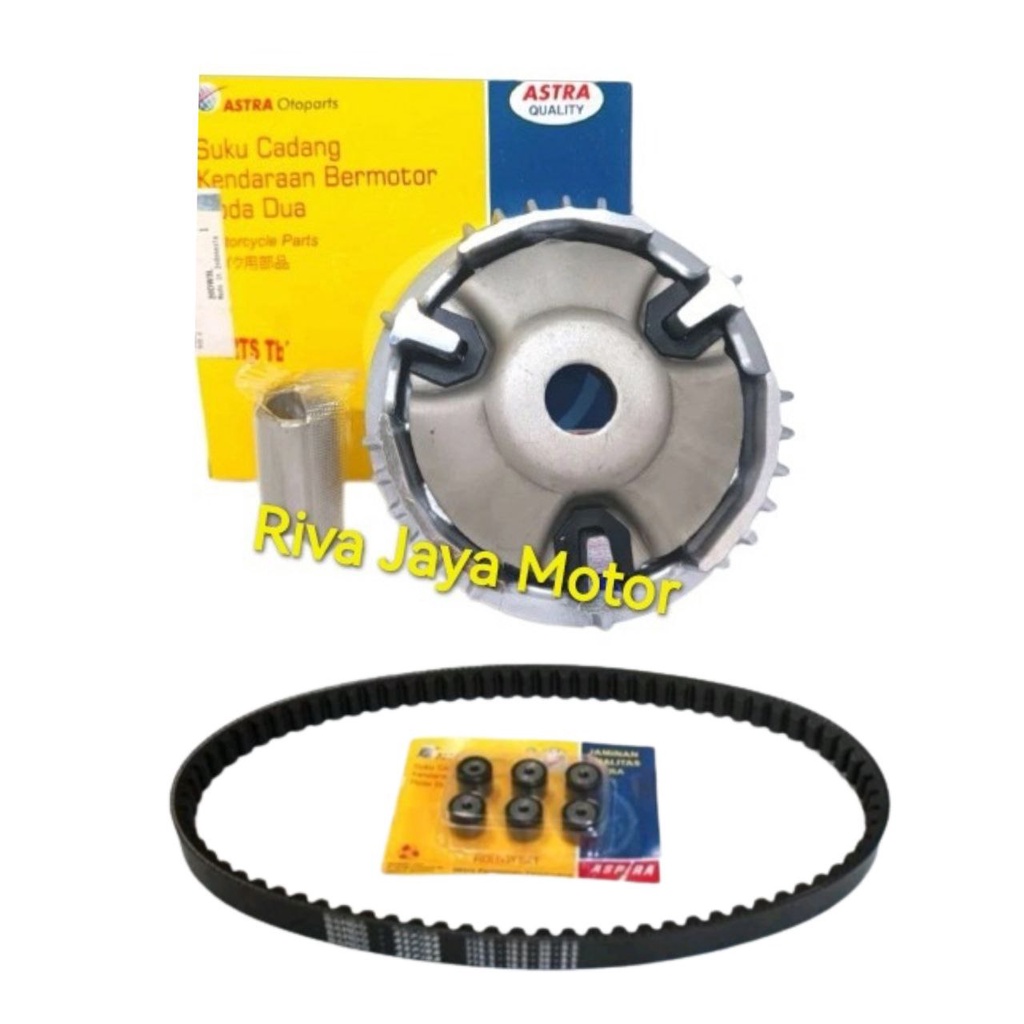 Paket Cvt Vanbelt + Roller + Rumah Roller Vario 125 Beat Fi 2012-2014 Beat Pop Beat Esp 2015 Vario 1