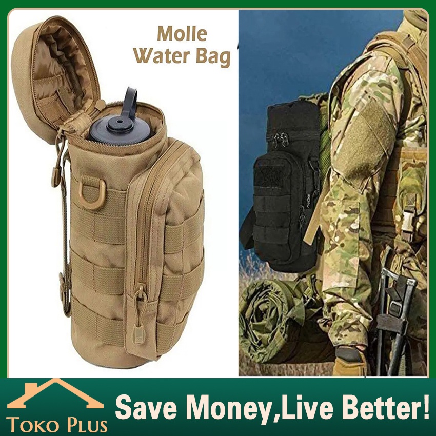 Sarung Botol Tactical / Tas Botol Minum Outdoor Army / Sarung Botol Minum Tactical