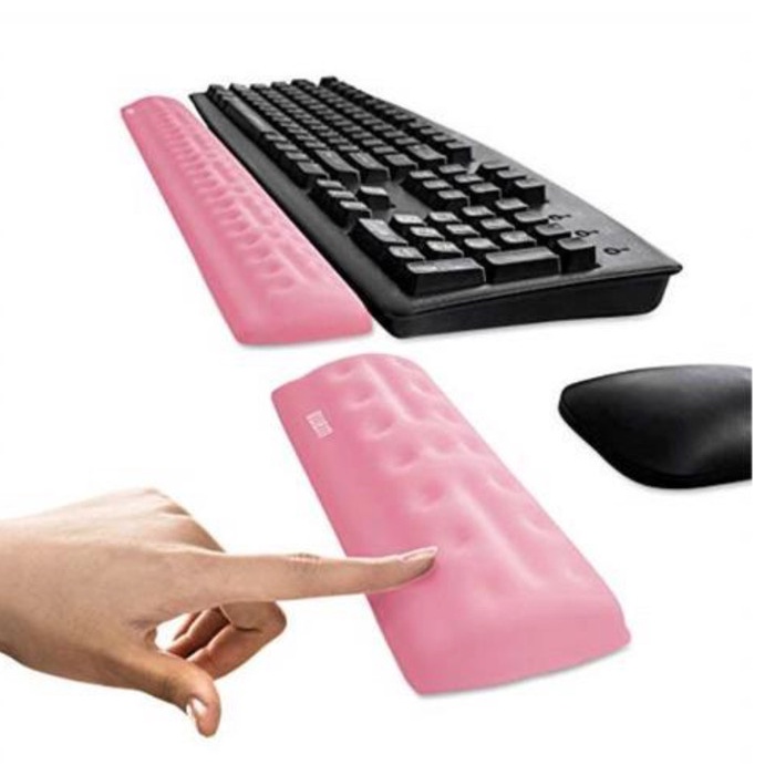 BUBM Wrist Pad Memory Foam Keyboard Mouse Wrist Rest Pad BUBM PREMIUM Alas mouse kekinian