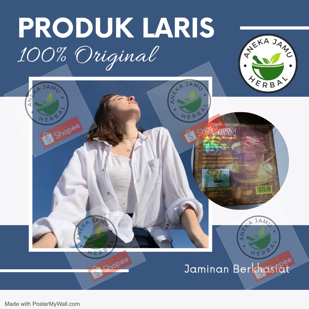 

herbal/AJHkopijamannowAsli/ original KOP