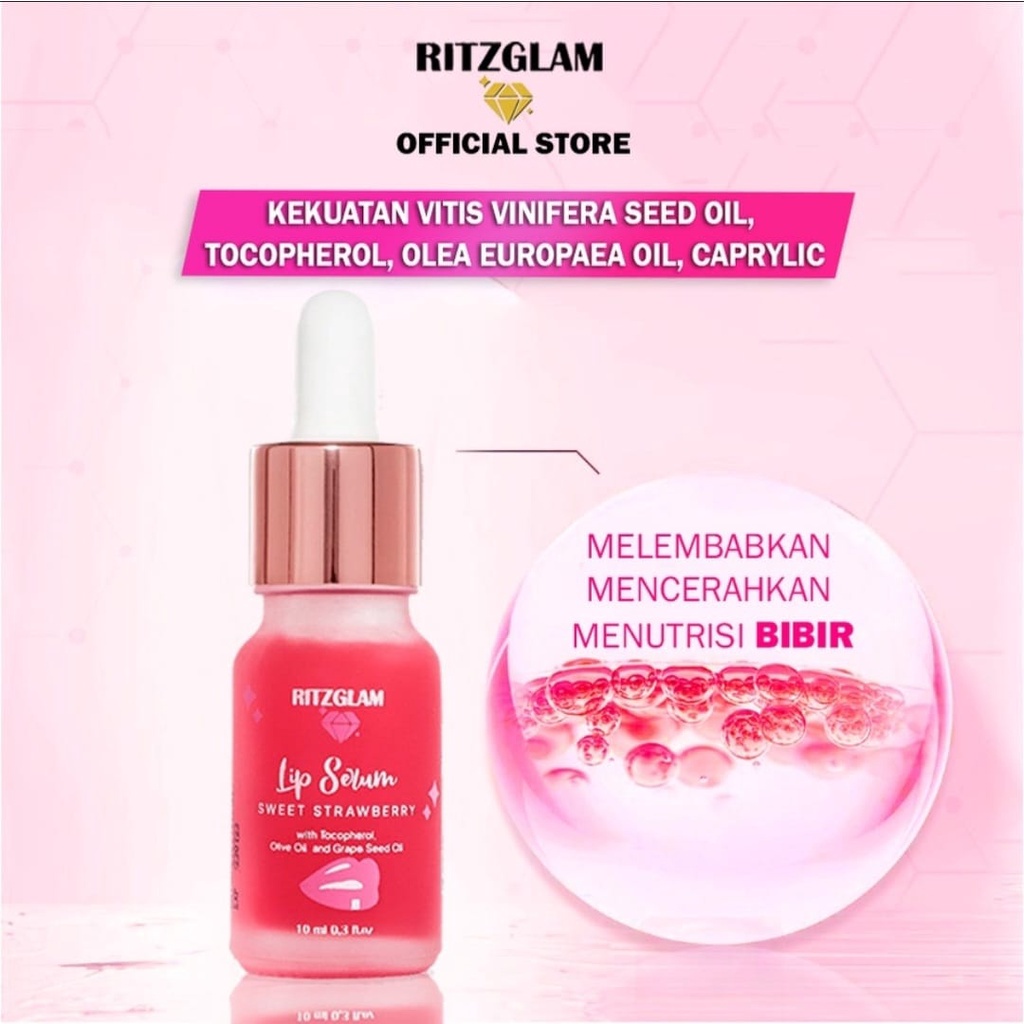 LIP SERUM RITZGLAM 10ML ORIGINAL -SERUM BIBIR - MAGIC COLOR LIPTINT - LIP SERUM