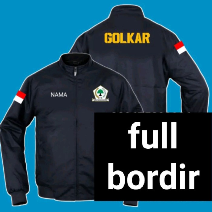 Jaket bomber partai Golkar jaket partai Golkar jaket bomber Golkar - Hitam, M