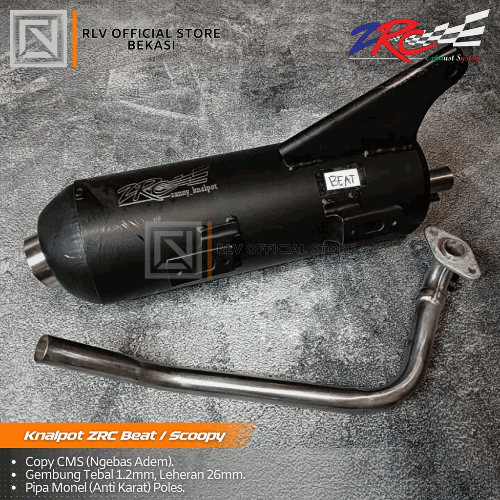 KNALPOT BEAT SCOOPY COPY CMS ZRC