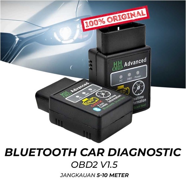 Alat Scan Scanner Mobil Bluetooth Wifi Scanner Mobil Check Engine Car Diagnostic OBD2 V1.5 Portable