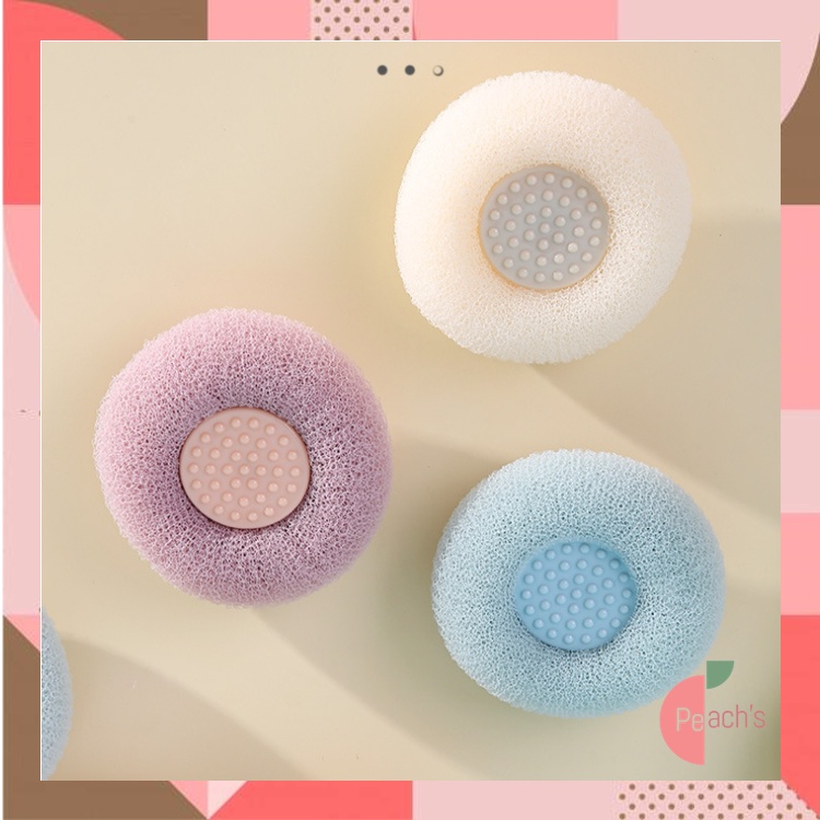 PEACHs - H6091 Spa di Rumah / Sponge Mandi Tebal Halus Premium / Spons Jaring Mandi / Spons Mandi Bu