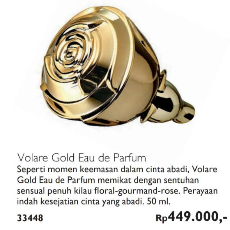 Bdt.17 parfum wanita,Volare gold Eau de parfum,parfum tahan lama ,magnetistas murah , parfum origina