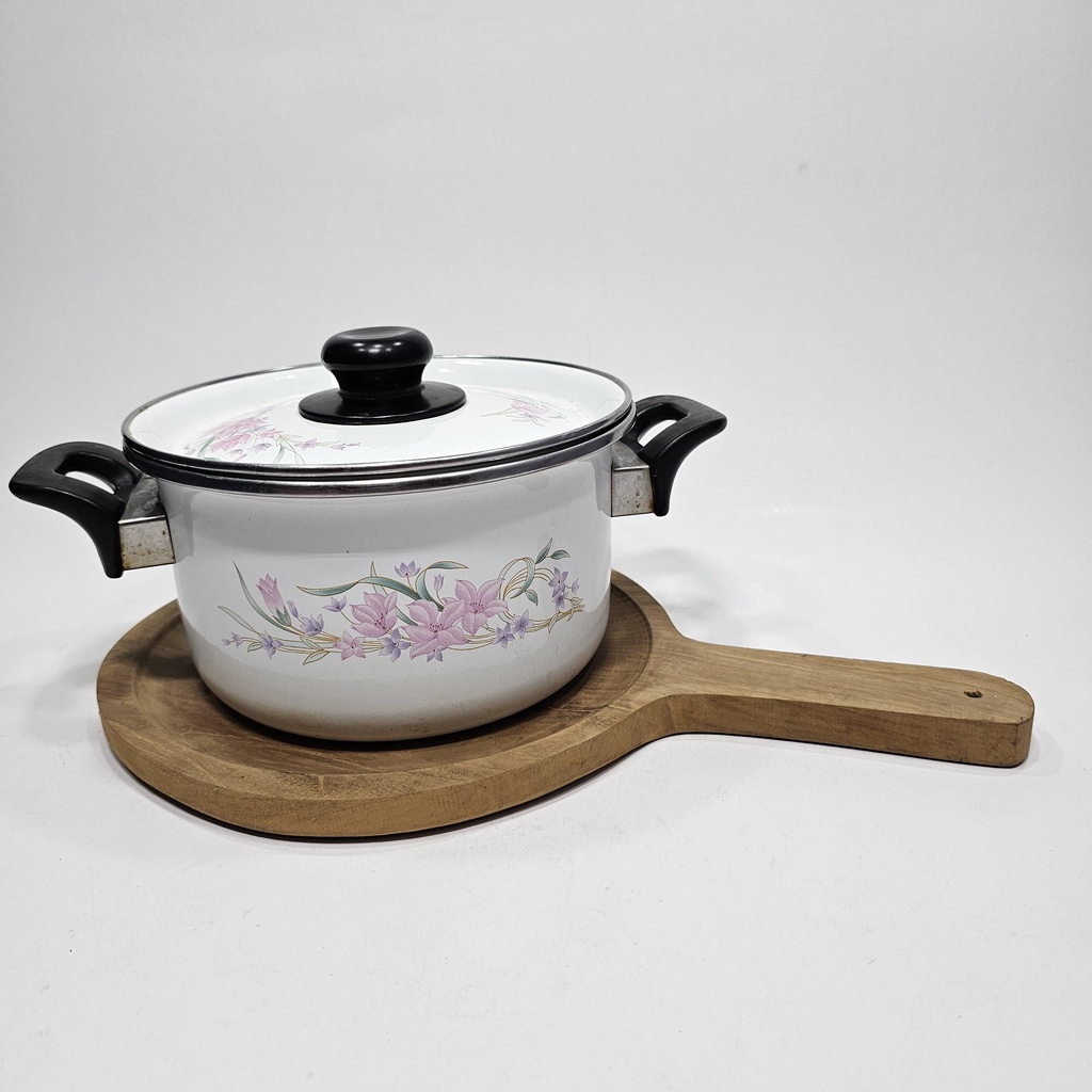 Tatakan Panci Kayu Jati Natural