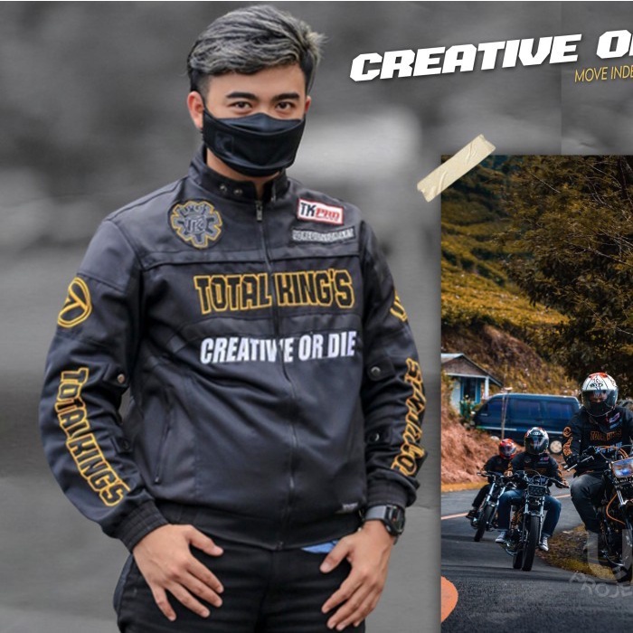 JAKET HOODIE- JAKET TOURING RX KING PREMIUM TOTAL KINGS Star Colection