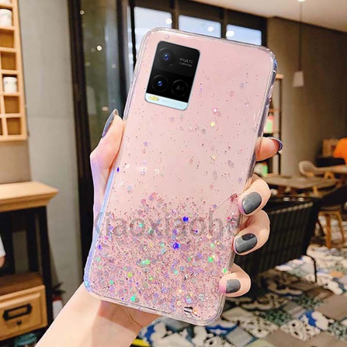 Soft Case Vivo Y33S Case Premium Glitter Cover Luxury Casing
