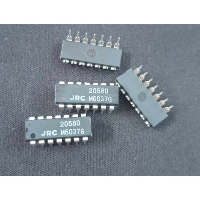 IC Integrated Circuit JRC2058D JRC 2058 D Quad Operational Amplifier DIP-14