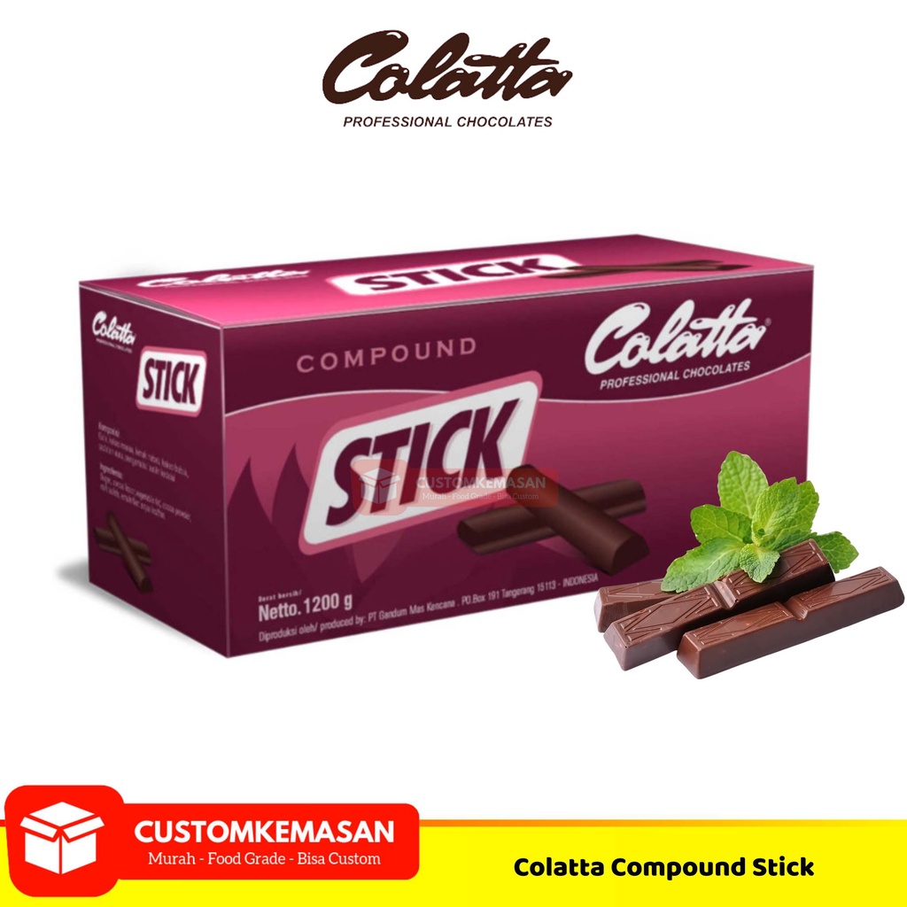 

Collata Compound Stick / Coklat Collata / Coklat Batang Collata / Coklat Compound / Dcc Coklat Batang / Coklat Colatta / Colatta / Collata Dark Chocolate /