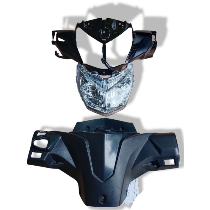 BISA COD Cover kepala batok totok depan belakang set plus lampu HONDA SUPRA X 125 NEW FI INJECSI 201