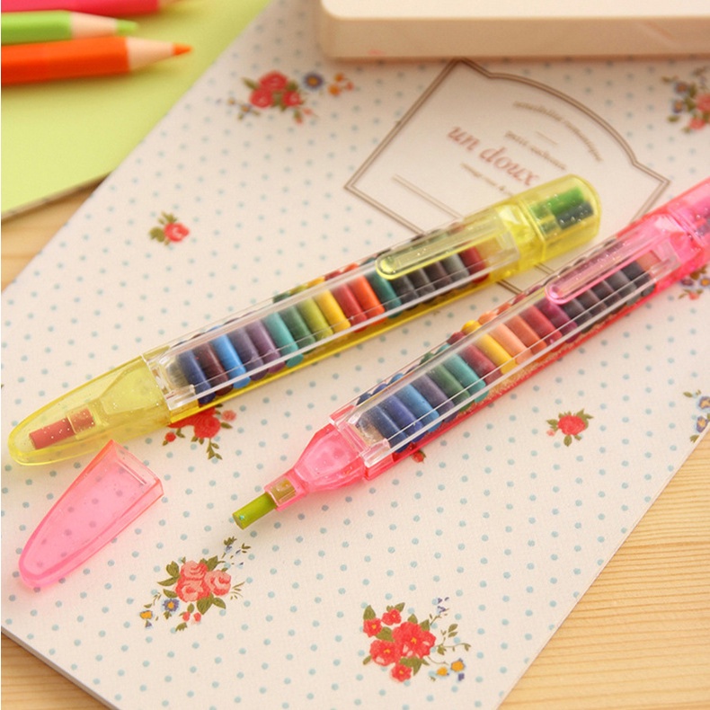 

TERMURAH WARNA SUSUN / PENSIL WARNA SUSUN ISI 20 WARNA TERANG / PENCIL WARNA CRAYON SUSUN