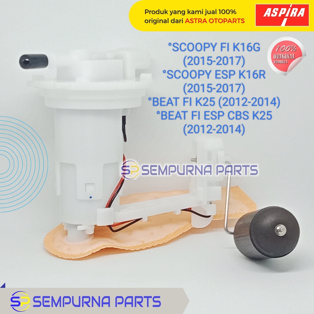 FUEL PUMP ASSY SCOOPY FI,BEAT FI 16700-K16-305 - ASPIRA