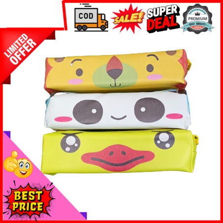 

Perlengkapan Sekolah Tempat Alat Tulis Anak Anti Air Lucu Karakter Emon The Pooh Bebek Bird / Pencil Stationery Box Organizer / Pouch Serbaguna