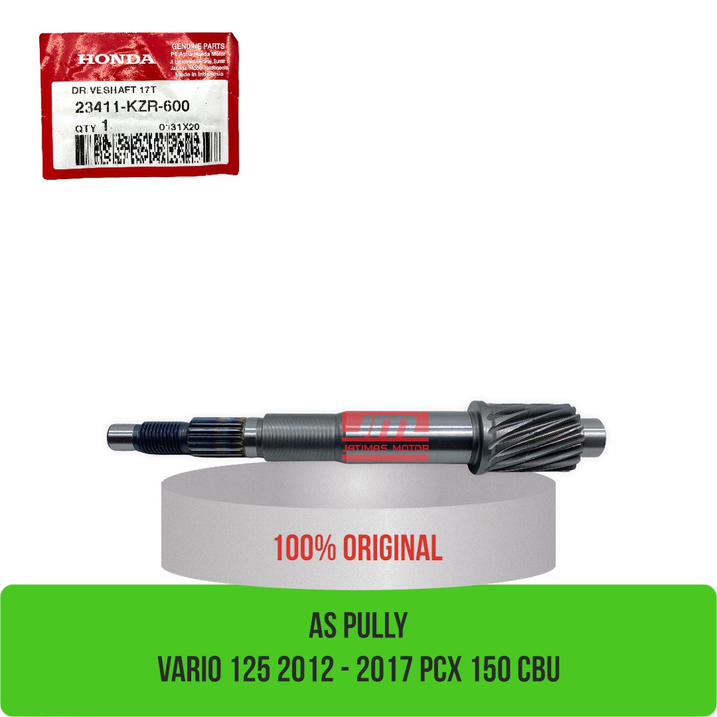 As pully pulley vario 125 2012 - 2017 pcx 150 cbu 23411-KZR-600 23411-KZR-601