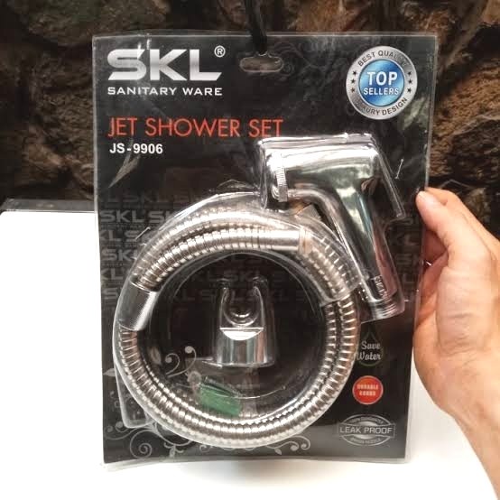 [New]SALE selang shower jet closet wc duduk fleksibel chrome