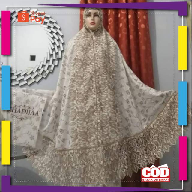 RAMADHAN SALE // mukena dewasa  mewah model kd ful JUMBO SUTRA ASLI