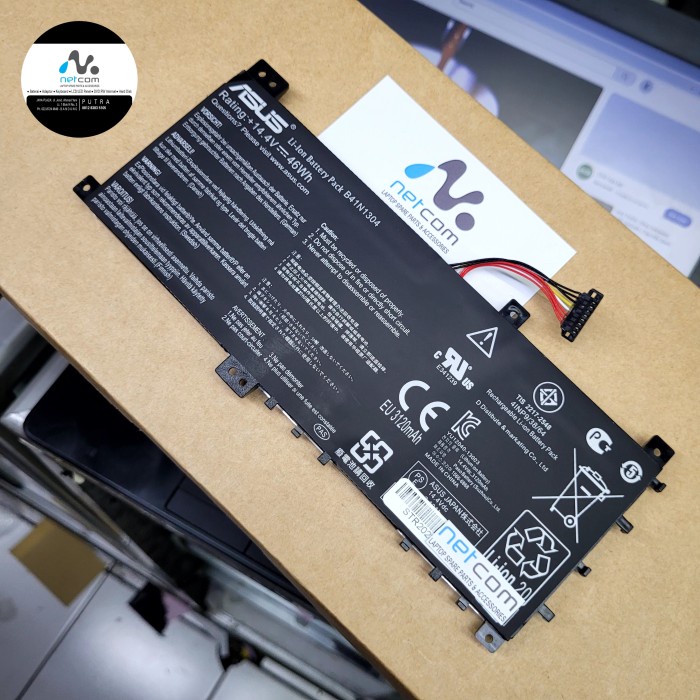 Battery Laptop Asus A451 A451L kode ( B41N1304 ) Baterai A451L A451N