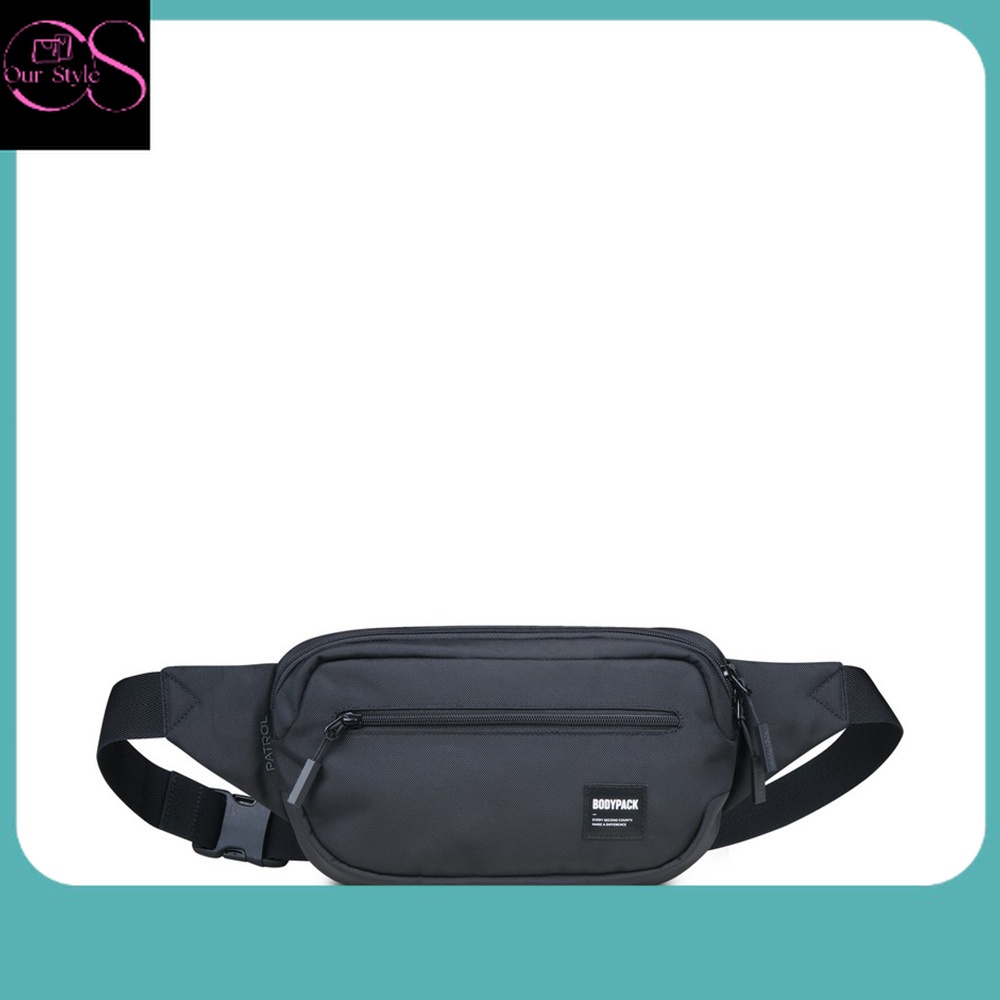 Tas Kualitas Terbaik / Bodypack Patrol 1.0 Sling Bag - Black