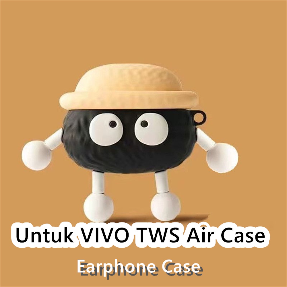 Parity Untuk VIVO TWS Air Case Tahan terhadap jatuh kartun Pikachu Soft Silicone Earphone Case Cover