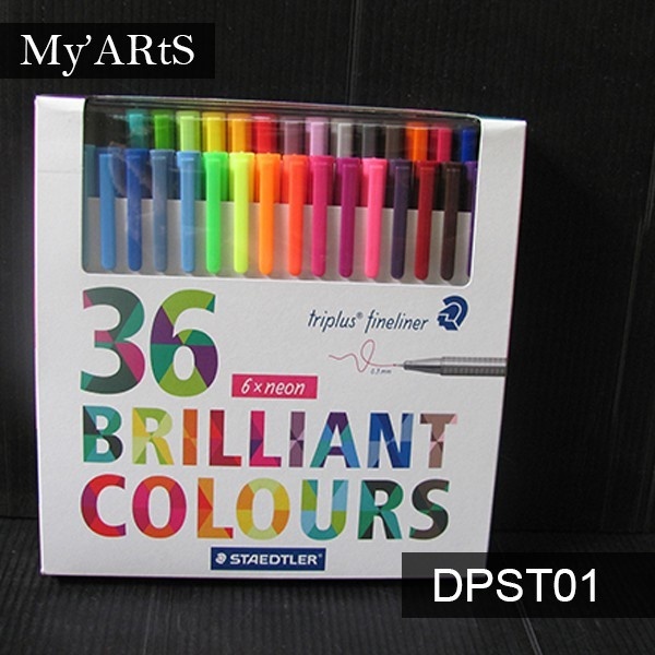 

Staedtler Triplus Fineliner 36 Brilliant Colours Marker Pena Ballpoint Millipen Warna Fine Liner Myarts