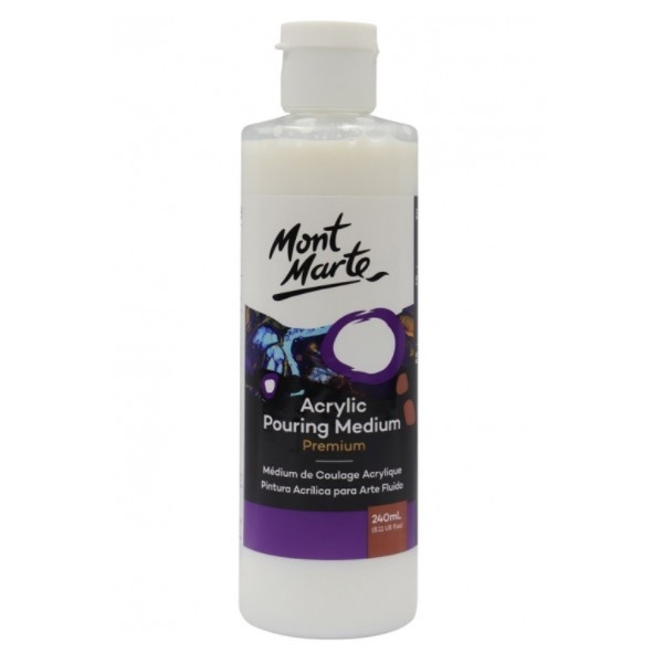 

Mont Marte Premium Acrylic Pouring Medium 240ml Medium Cat Akrilik