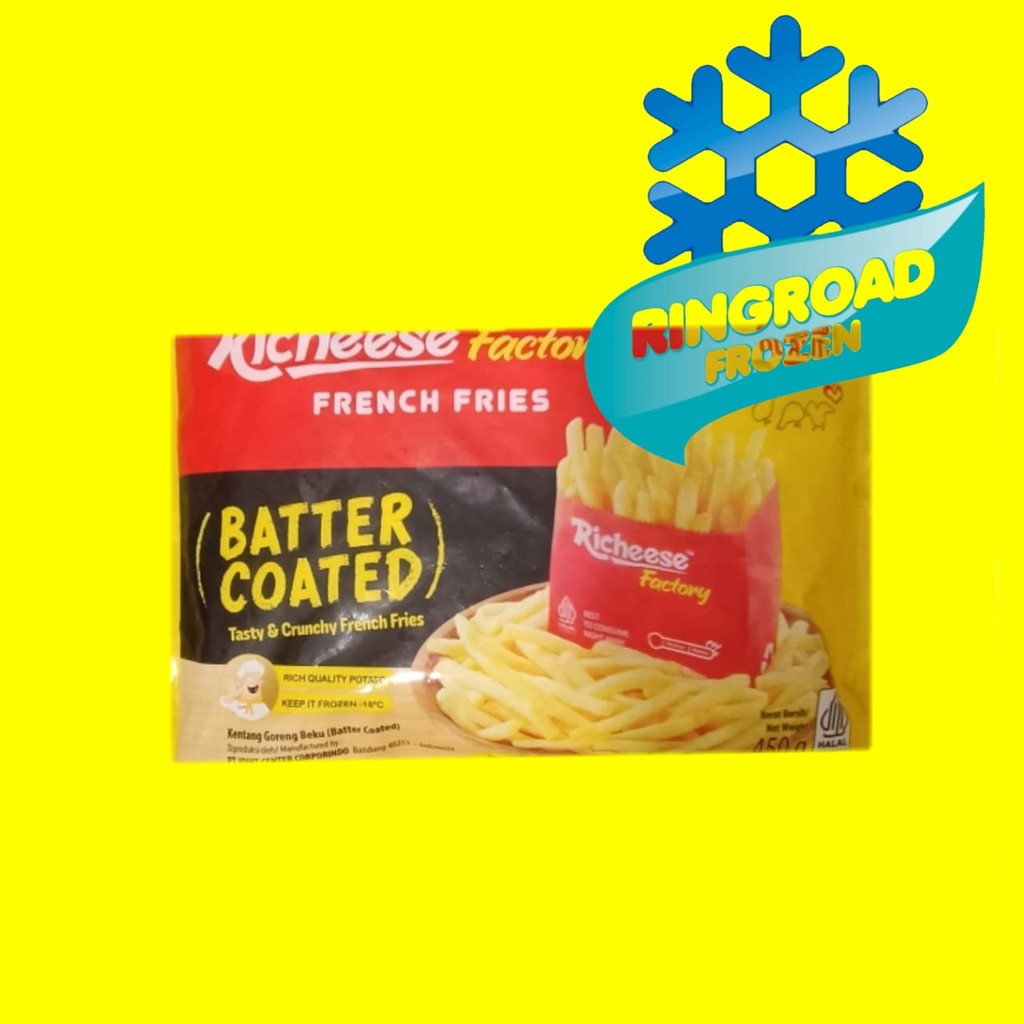 

RICHEESE FRENCH FRIES 450 GR BATTER COATED