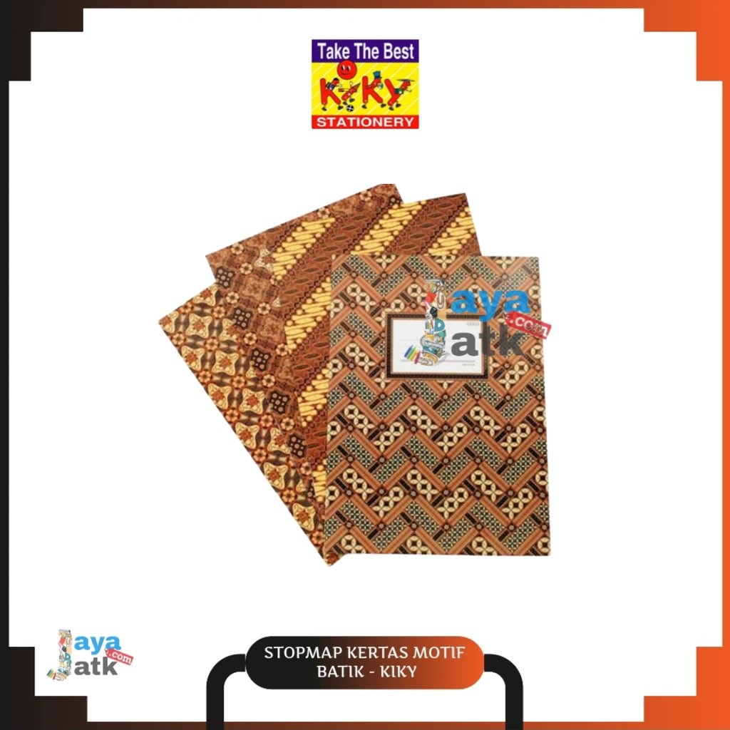 

(PACK) Stopmap Kertas Dokumen Motif Batik - Kiky