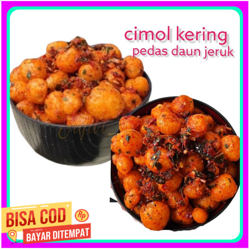 

cimol kering pedas daun jeruk 1kg /emplod/endog lewo