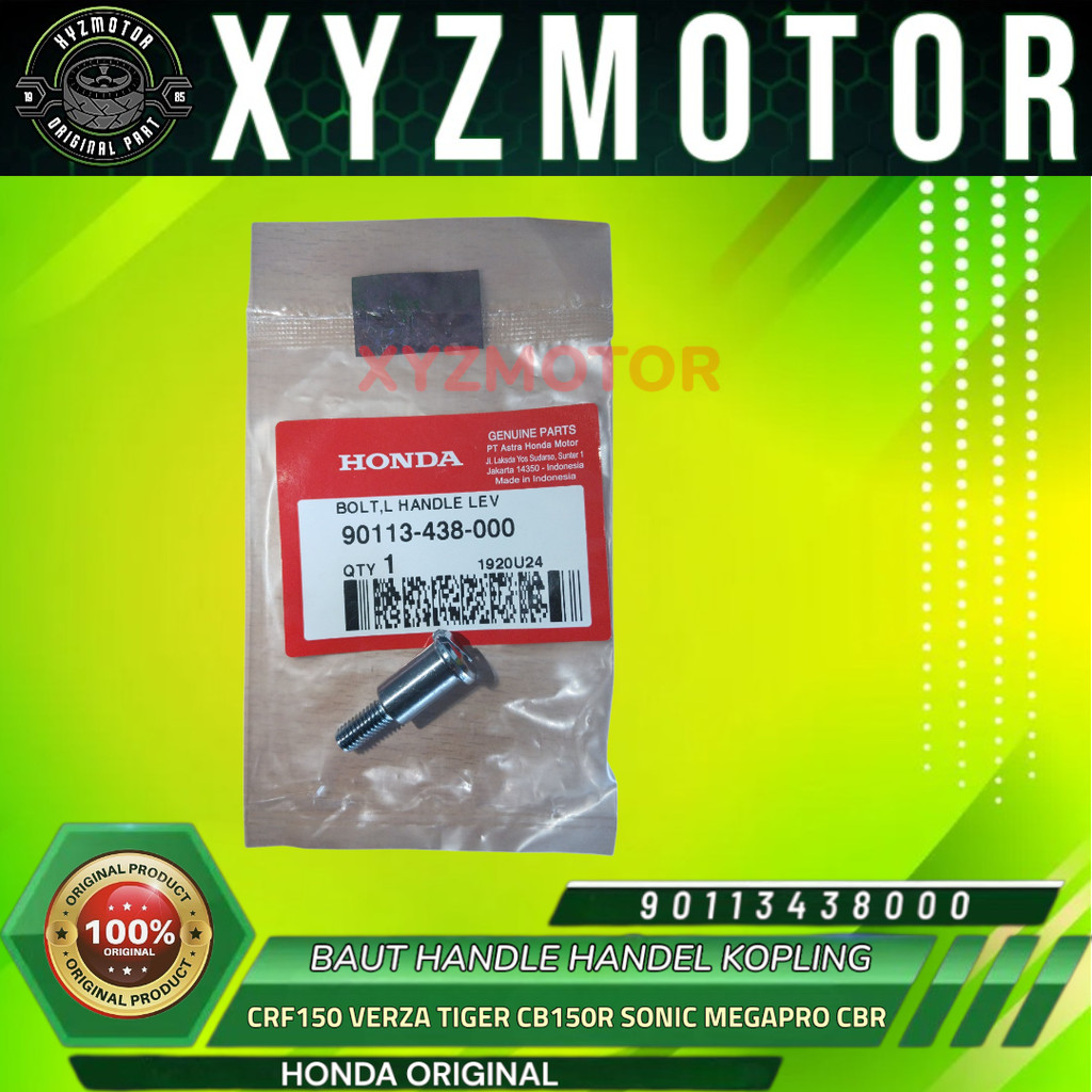 BAUT HANDLE HANDEL KOPLING CRF150 VERZA TIGER CB150R SONIC MEGAPRO CBR HONDA 90113-438-000 ORIGINAL