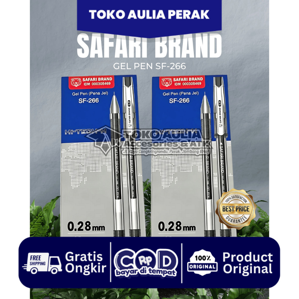 

SAFARI BRAND SF-266 /1 PACK TERMURAH/ BALLPOINT ANTI MACET DESAIN KEMASAN KEREN