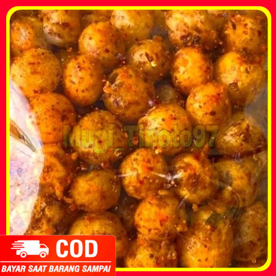 

1kilogram cimol kering pedas daun jeruk /emplod /endog lewo