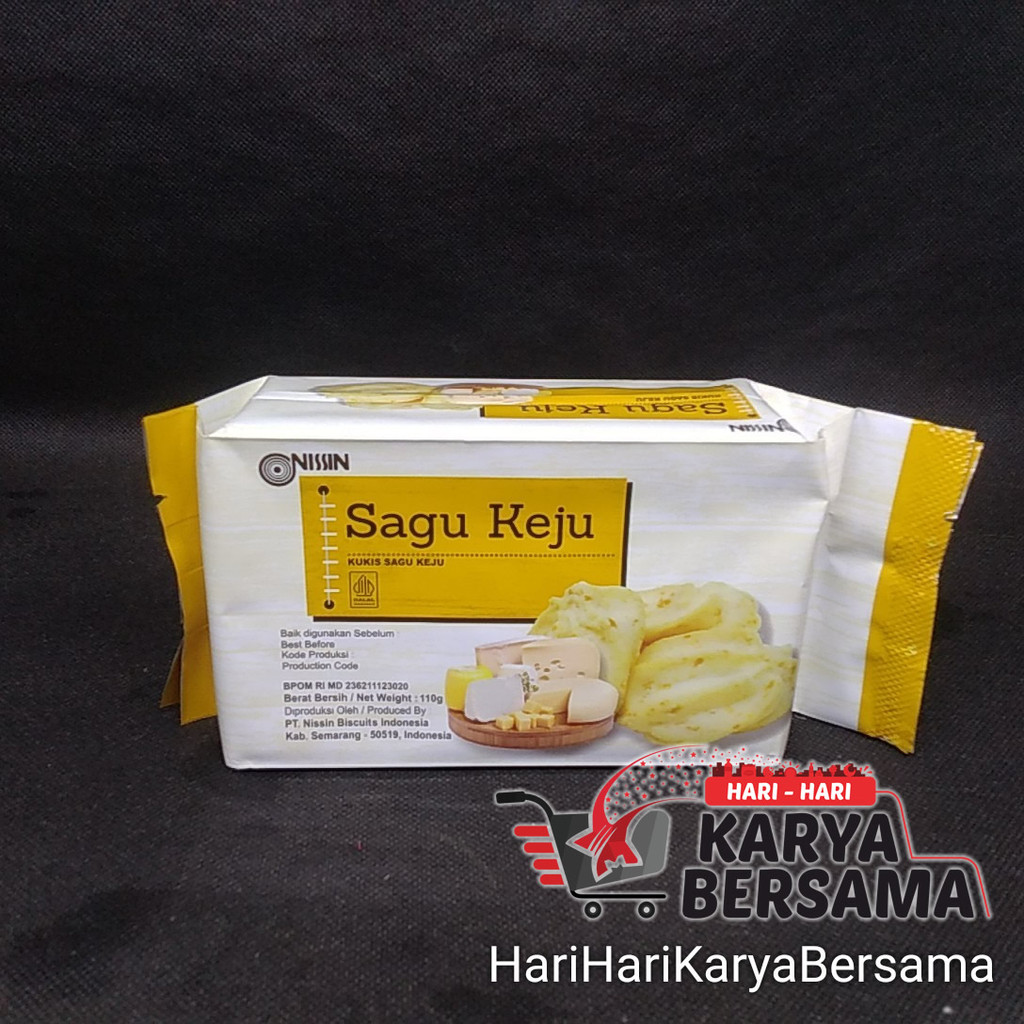 

MAKANAN RINGAN BISKUIT NISSIN KUKIS SAGU KEJU 110GR
