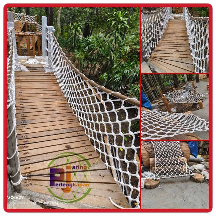 jaring playground tambang nilon 10mm