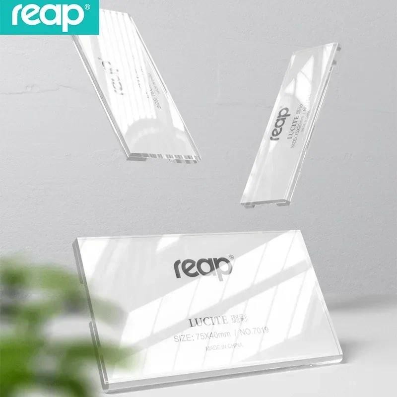 

Transparent Acrylic Identification Badges Company Staff Name Badge Working Number Card Holder Pins Business Supplies