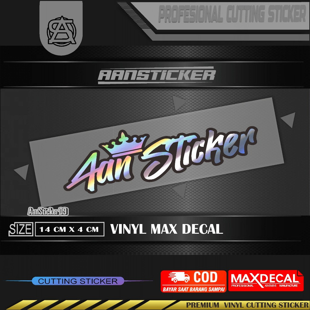 

STICKER CUSTOM RIQUES NAMA MODEL MAHKOTA - STICKER CUTTING BERQUALITAS BISA RIQUES NAMA KAMU